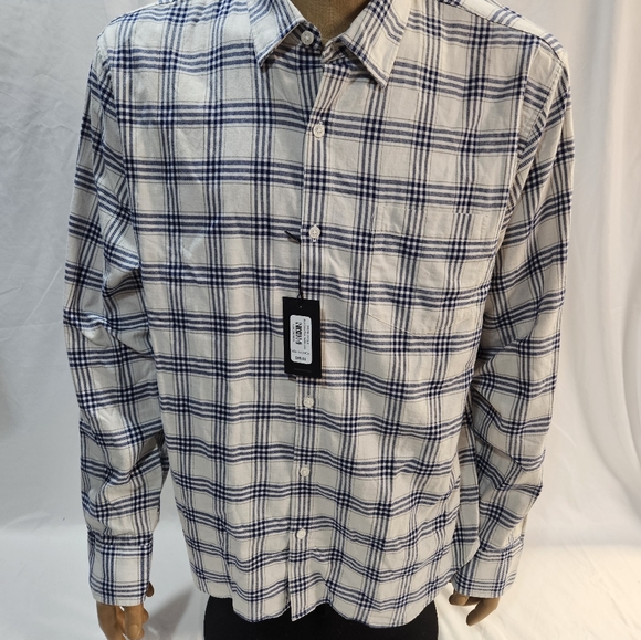 Bonobos Plaid Mens Light Weight Flannel LS Button Down Slim Fit XXL Shirt NWT - Picture 3 of 8
